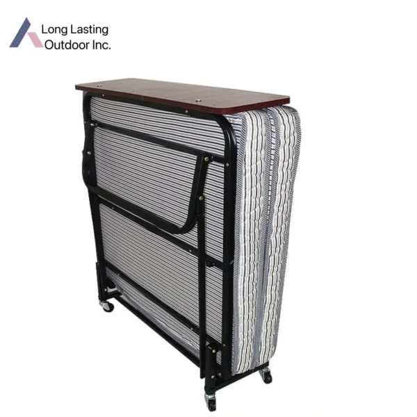 Folding Bed with Headboard